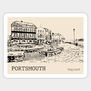 Portsmouth England Magnet